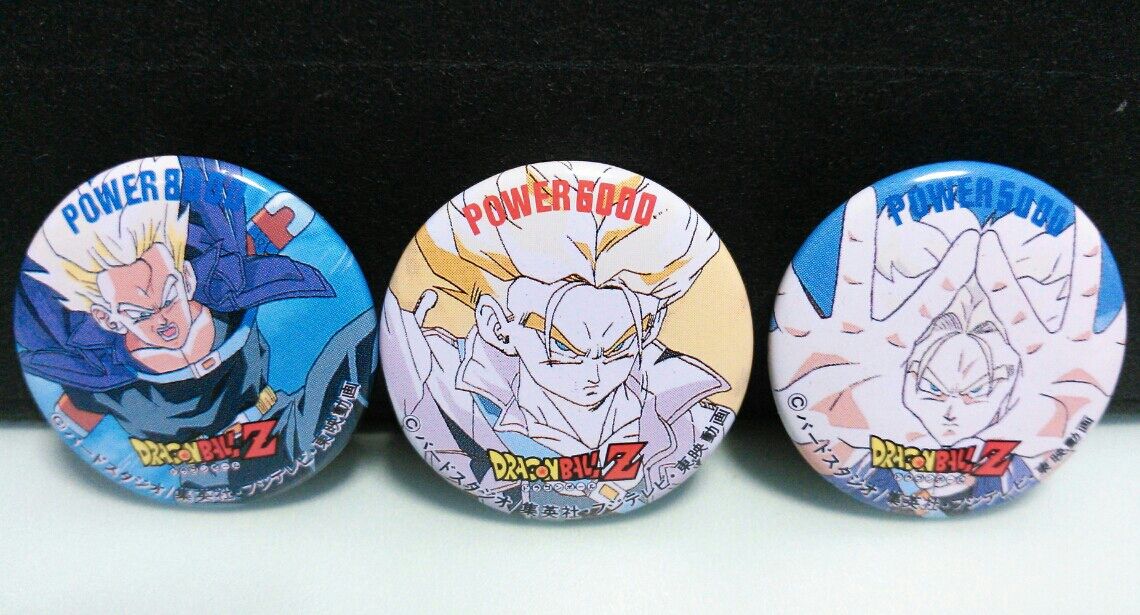 ドラゴンボールZ オリジナルバッジ 4枚セット 直接取引(福岡県下曽根駅にて） ドラゴンボールZ オリジナルバッジ 4枚セット 直接取引(福岡県