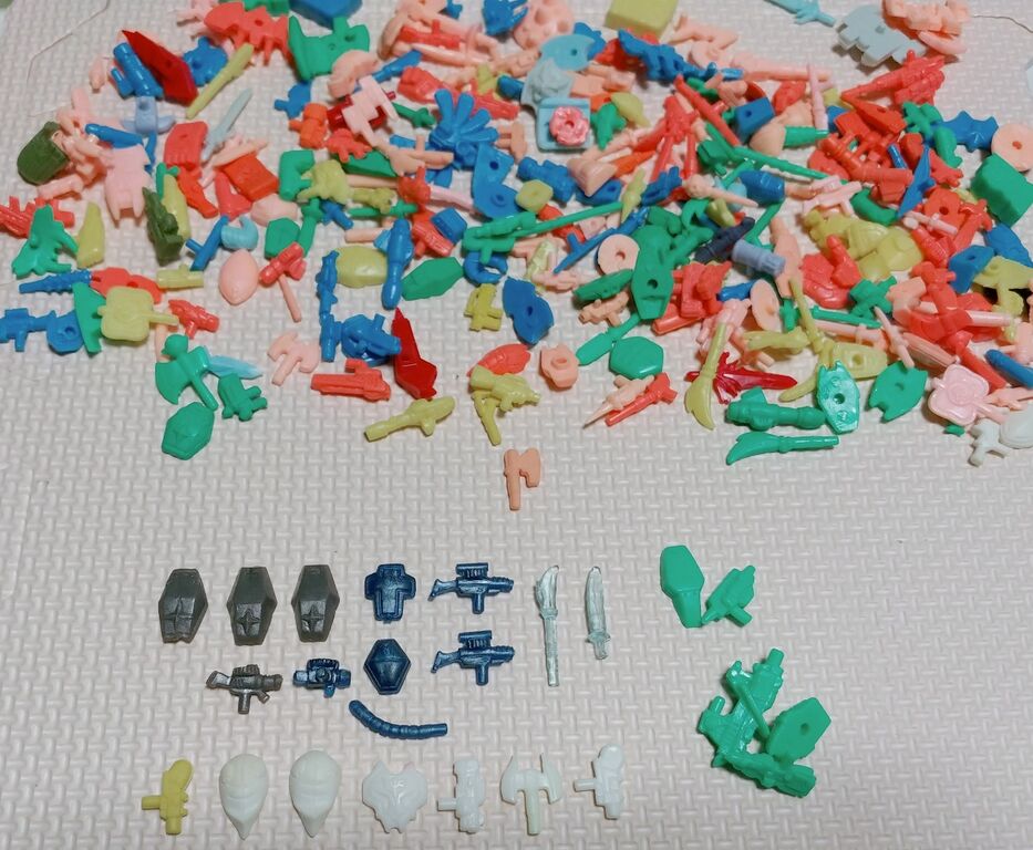 纏め開封&洗浄日記 SDガンダム ガン消し レアカラー クリアー