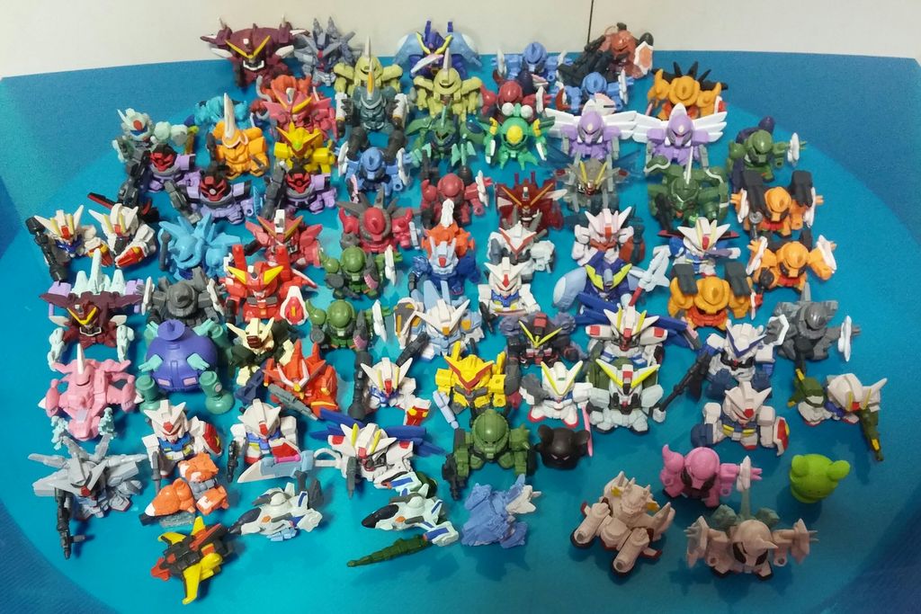 ガンダムミニフィギュア　　SDガンダムフルカラー　ガンダムフィギュア　82個 私の愛馬は凶暴です」 - 229.ガンダムダブルエックス SD
