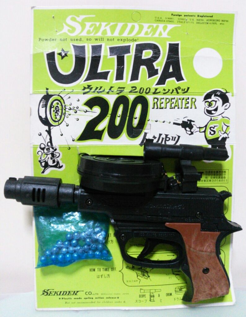 銀玉鉄砲 セキデン ウルトラ200連発 駄玩具 : トレジャー