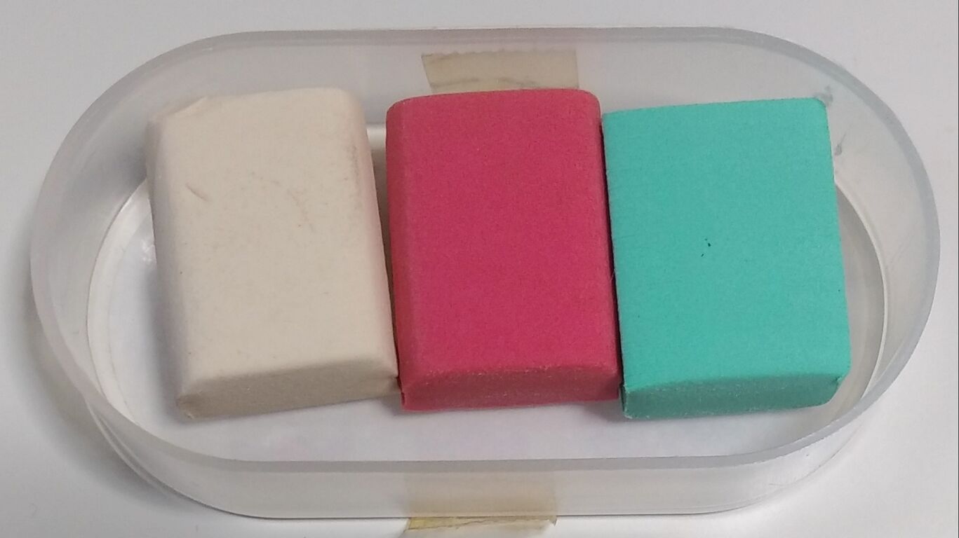 昭和と平成レトロな練り消しを見てみた。 ねりけし 消しゴム 文房具
