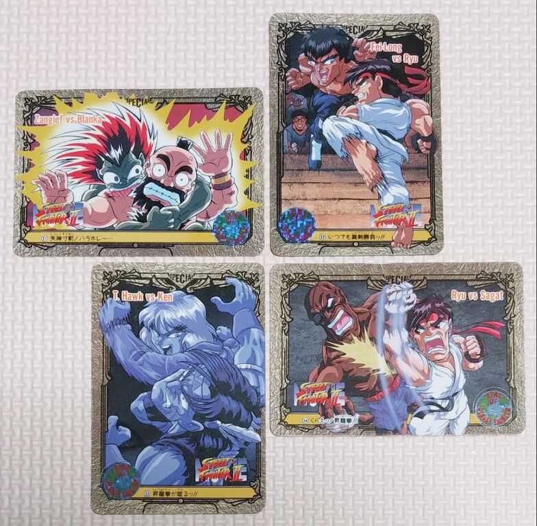 1994年 スーパーストリートファイターⅡ カードダス リスト 1994年 スーパーストリートファイターⅡ カードダス リスト