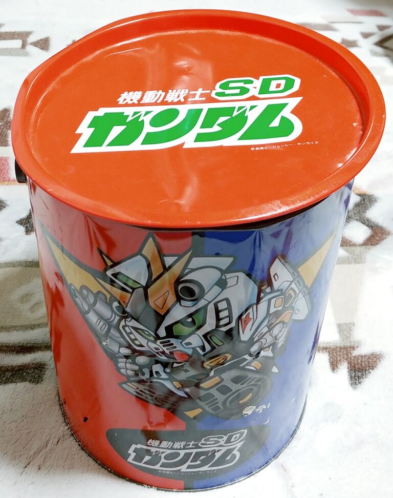 日記 SDガンダムペール缶と中に入っていたガン消し : トレジャー 日記 SDガンダムペール缶と中に入っていたガン消し : トレジャー