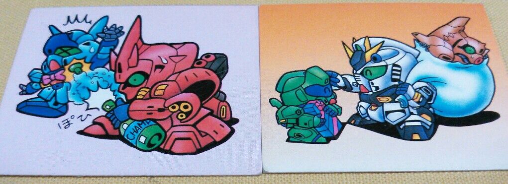 追記あり アマダ SDガンダム ミニカード 駄菓子屋 役職 キラキラ