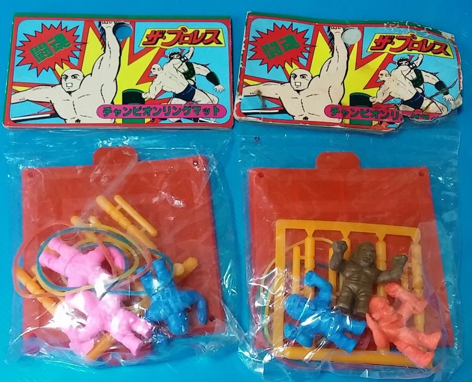 昭和レトロ プロレスラー 消しゴム 色々 ポピー コスモス リング 昭和レトロ プロレスラー 消しゴム 色々 ポピー コスモス リング