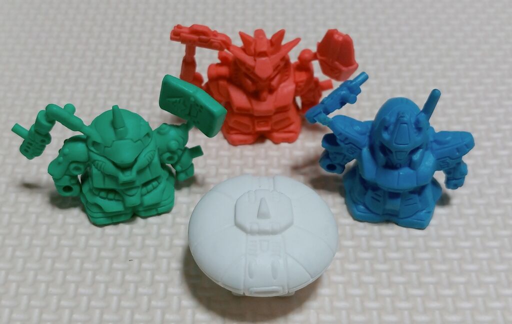 何処かの誰かの宝箱 SDガンダム ガン消し アマダ ポーズ人形 旧素材