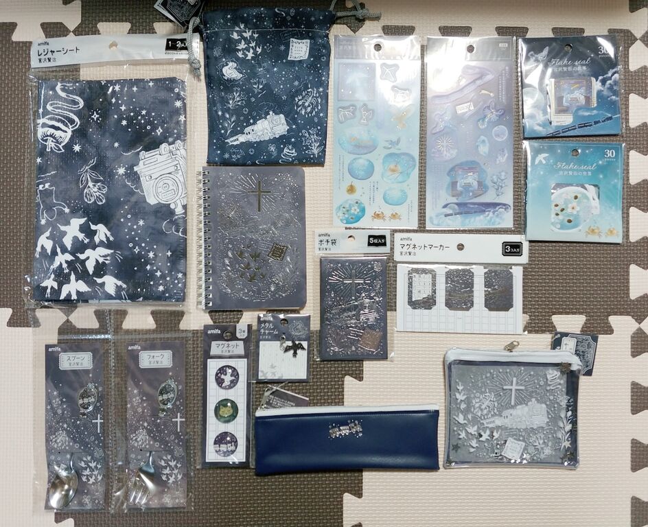 宮沢賢治 Can☆Do コラボ商品色々 100円ショップ キャンドゥ 文房具