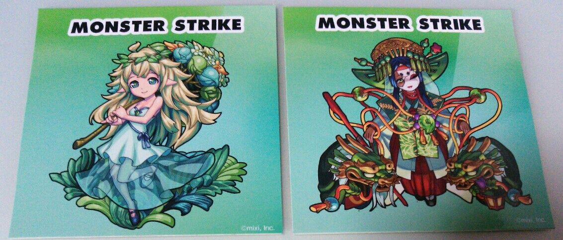 モンスト モンスターストライク 2層ステッカー アミューズメント 