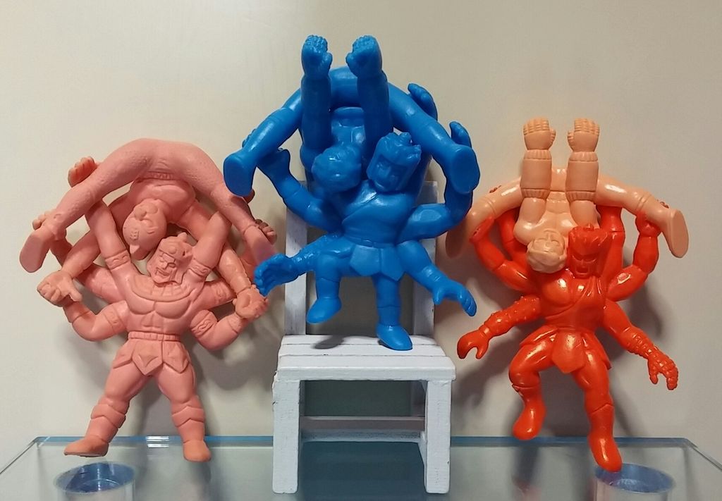 当時物 キン肉コロシアム キン肉マン リング キン消し BANDAI