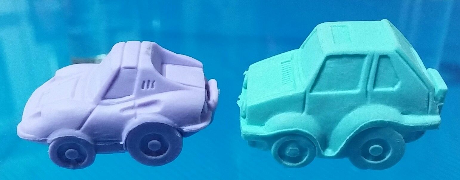 アマダ タカラ チョロQ 消しゴム 駄菓子屋 カー消し : トレジャー