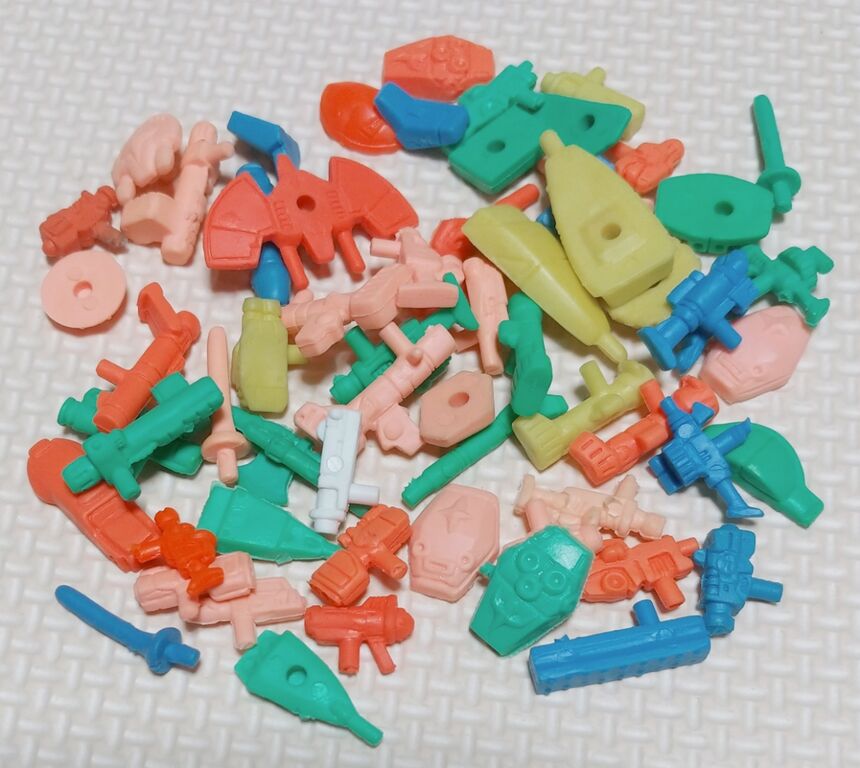 何処かの誰かの宝箱 SDガンダム ガン消し アマダ ポーズ人形 旧素材
