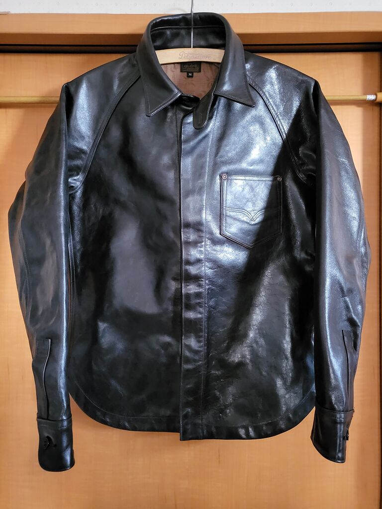 7648...40s LEATHER SHIRT＠デラックスウエア : だいぶいんごおるど
