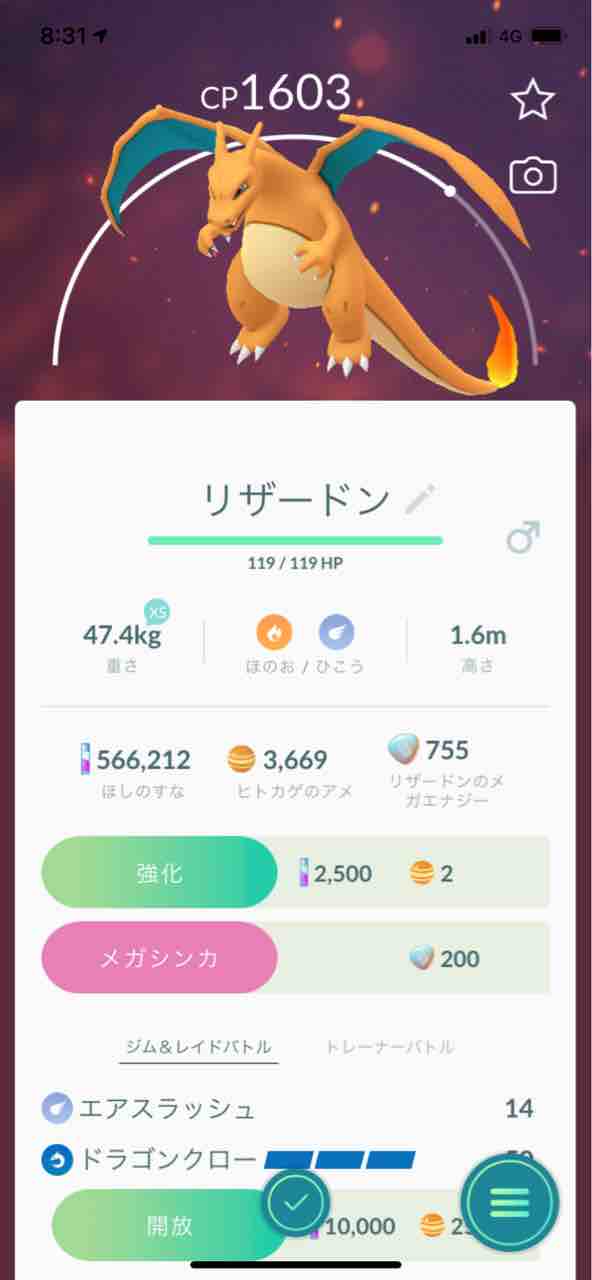 メガリザードンyメガレイド ポケモンgoプレイ日記ブログ