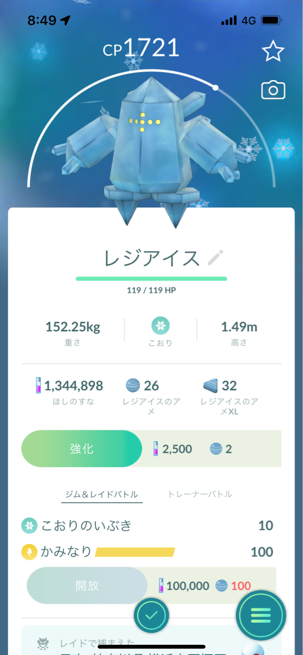 寒さの中でレジアイスレイド ポケモンgoプレイ日記ブログ