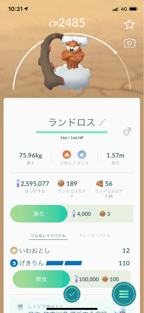 ランドロス化身フォルムレイドバトル トルネロス化身フォルムレイドバトル ポケモンgoプレイ日記ブログ