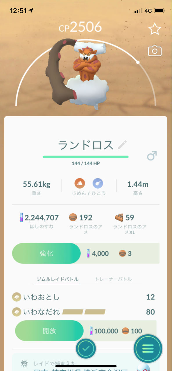 ランドロス化身フォルムレイドバトル ポケモンgoプレイ日記ブログ ランドロス化身フォルムレイドバトル ポケモンgoプレイ日記ブログ