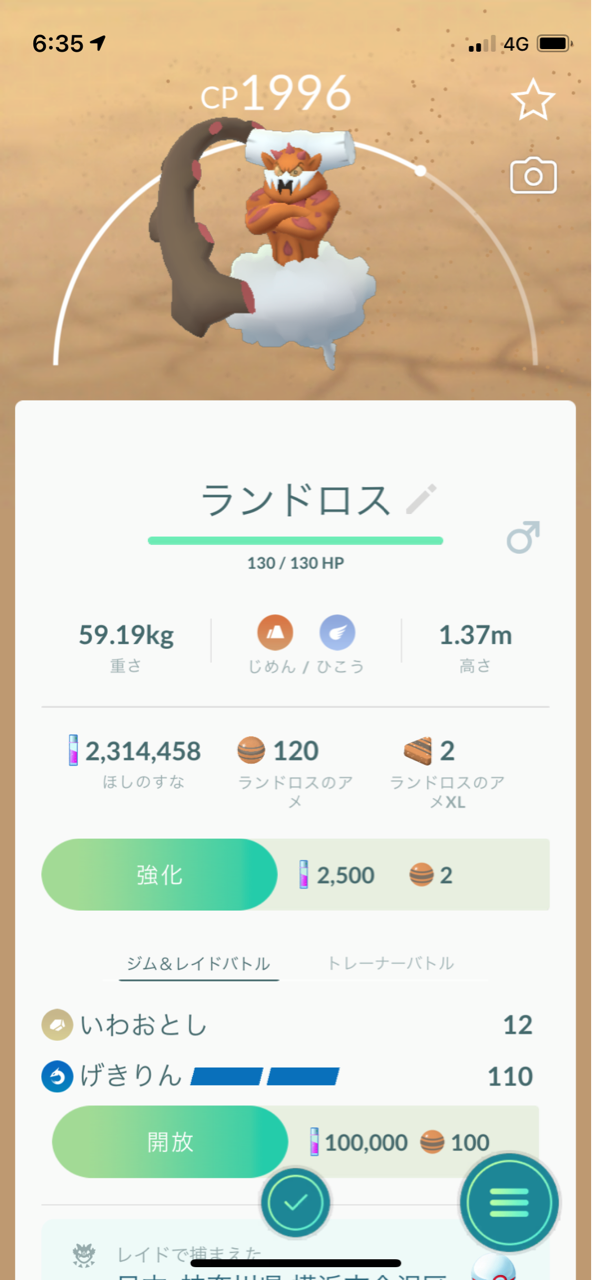 ランドロスレイドバトル ポケモンgoプレイ日記ブログ
