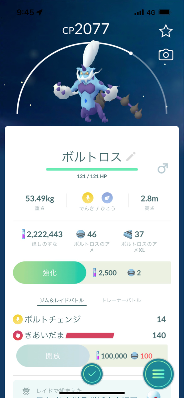 ボルトロスレイド二戦 ポケモンgoプレイ日記ブログ ボルトロスレイド二戦 ポケモンgoプレイ日記ブログ