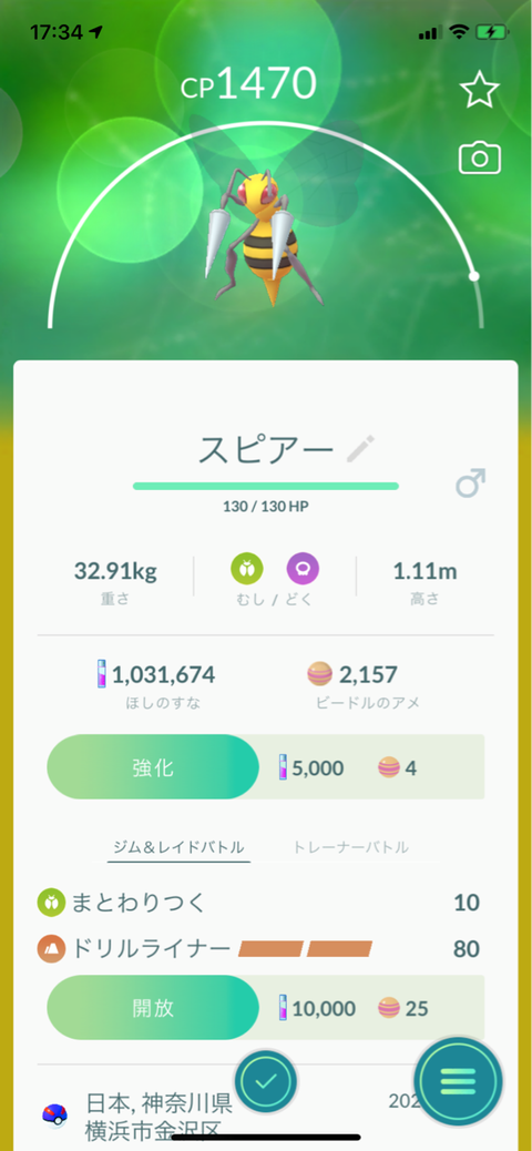 ゼクロム6匹目ゲット ビードルコミュニティデイ ポケモンgoプレイ日記ブログ