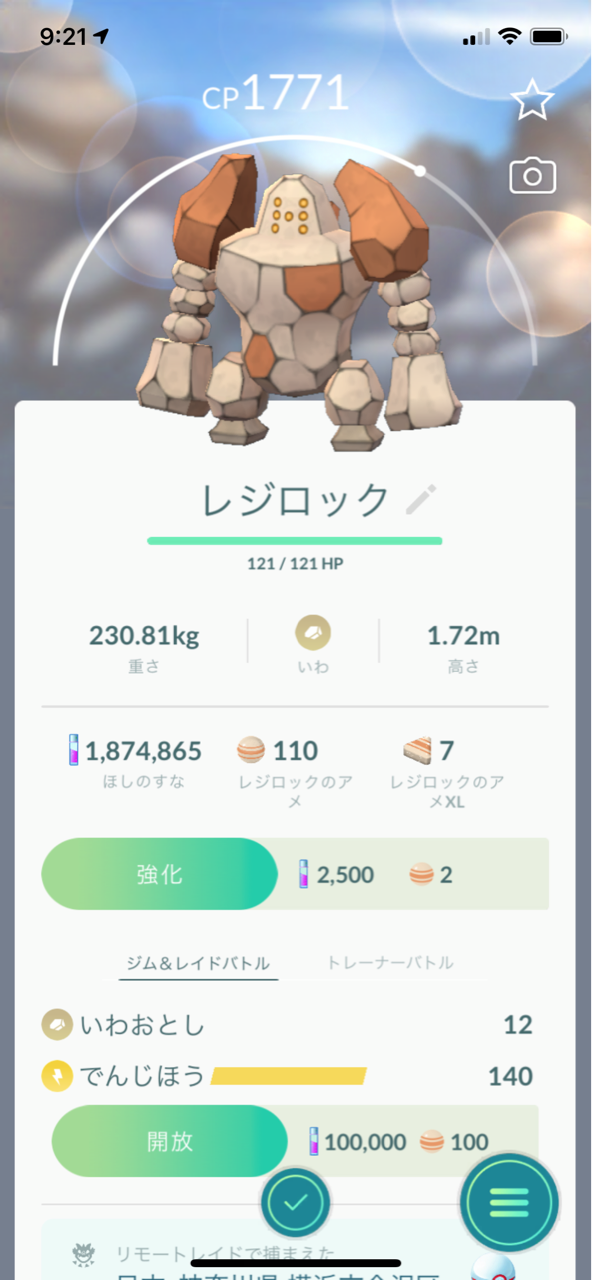 レジロックレイドバトル レジアイスレイドバトル ポケモンgoプレイ日記ブログ