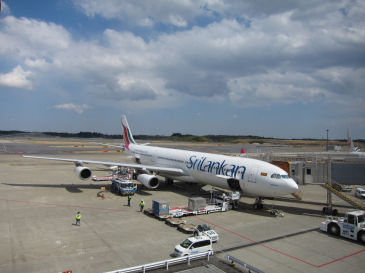 スリランカ航空UL455便A340