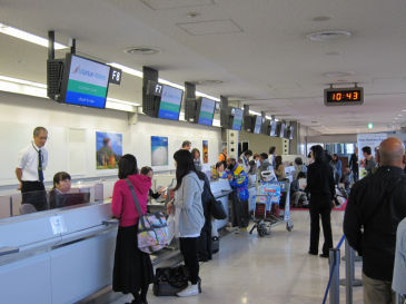 スリランカ航空カウンター