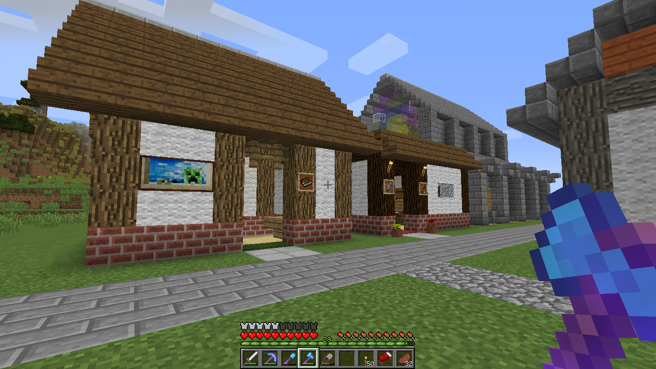 本屋を作る １ マインクラフト ダイヤ日和