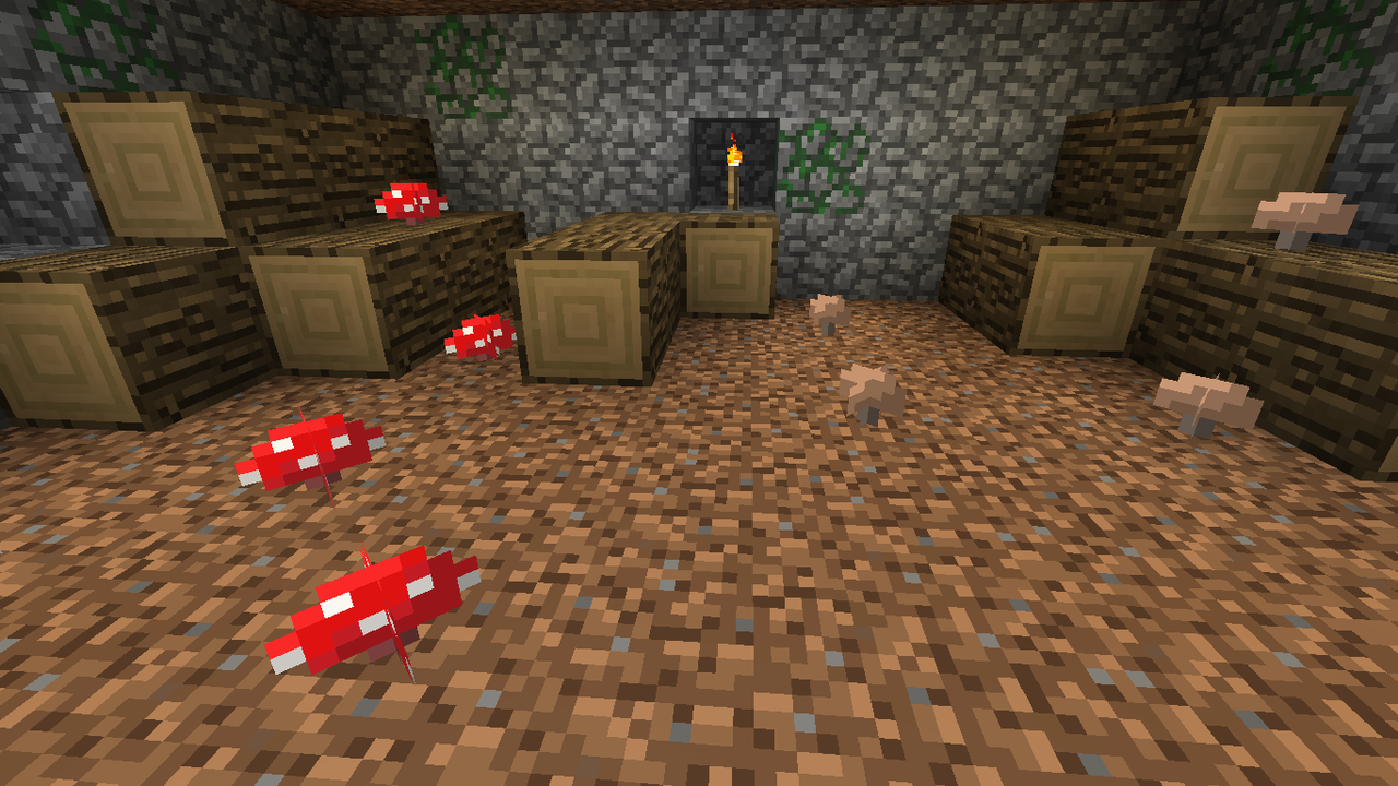キノコ栽培場を作る マインクラフト ダイヤ日和