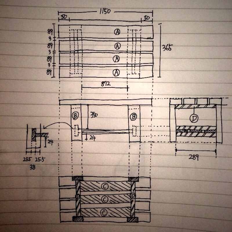 ダイニング ベンチ Diy 完成編 めざせおしゃれ手作り家具 Diyはじめました ダイニング ベンチ Diy 完成編 めざせおしゃれ手作り家具 Diyはじめました