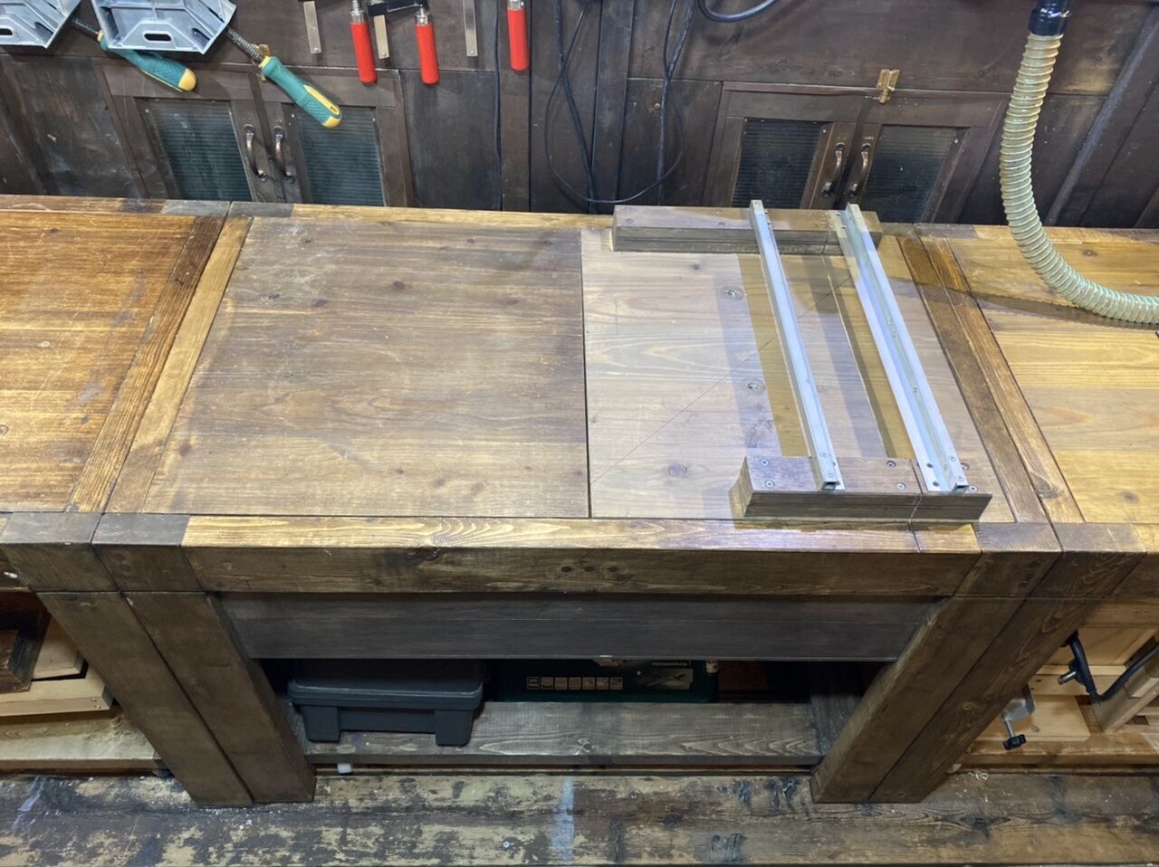 DIY コンプレッサー 溶接機 研磨 円ノコ うま 作業台 万力