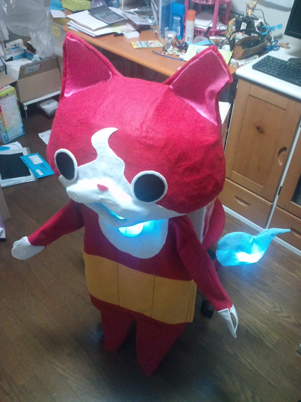 妖怪ウォッチ ジバニャンの着ぐるみ 仮装衣装 を手作り 完成しました ダッド パパ のdiy Usedブログ 妖怪ウォッチ ジバニャンの着ぐるみ 仮装衣装 を手作り 完成しました ダッド パパ のdiy Usedブログ