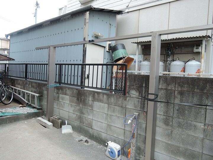 柱を切ってしまったカーポート