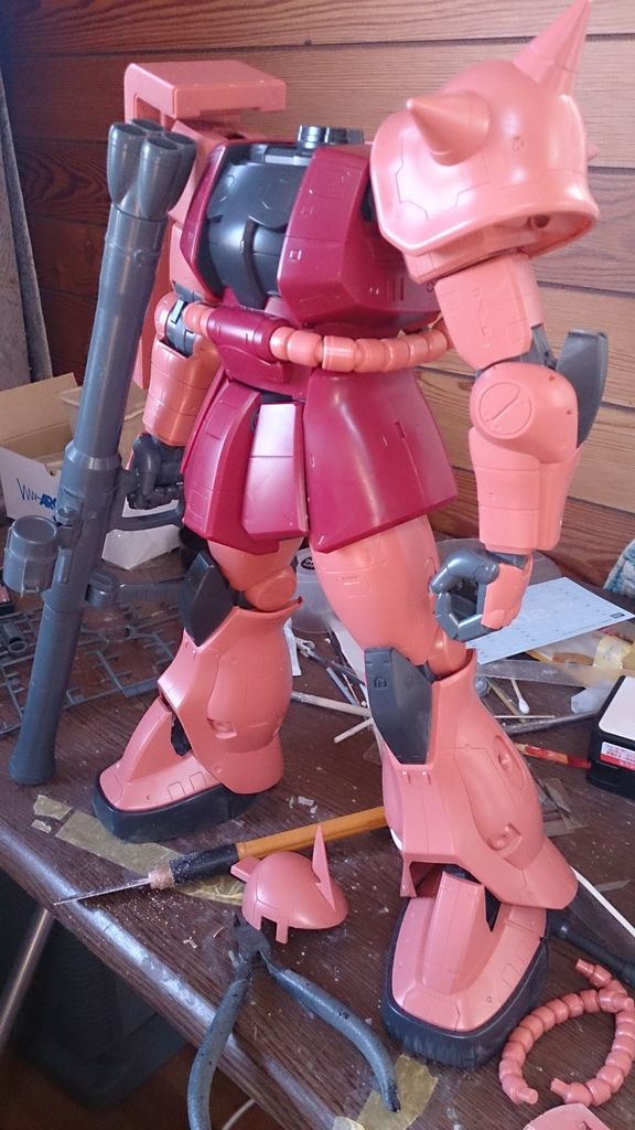 バンダイ 1/48 メガサイズモデル MS-06S シャア専用ザク 1/48 バンダイ 1/48 メガサイズモデル MS-06S シャア専用ザク 1/48