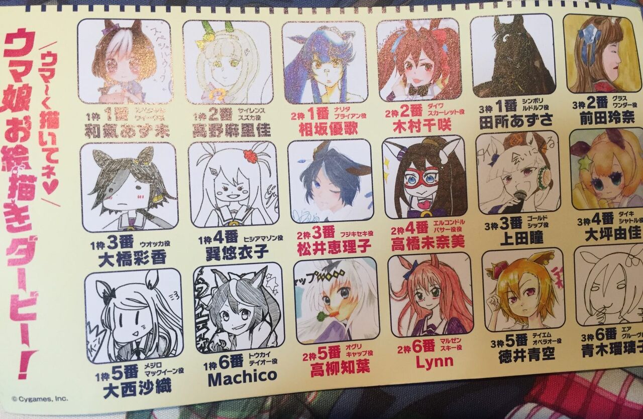 ウマ娘 声優さんが描いた担当ウマ娘イラストww サイゲのまとめ速報 ウマ娘 声優さんが描いた担当ウマ娘イラストww サイゲのまとめ速報