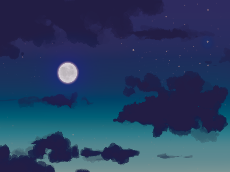 夜空を描いてみた ふしきなイラスト見聞録