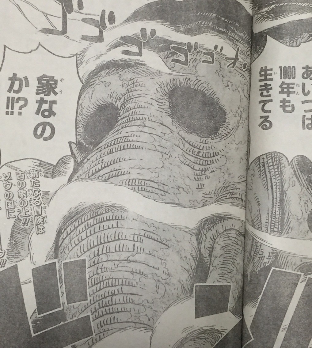 ワンピース 802話 ゾウ ネタバレ感想 白ひげｊｒ ダサすぎワロタｗ Gac ゲーム アニメ 漫画便