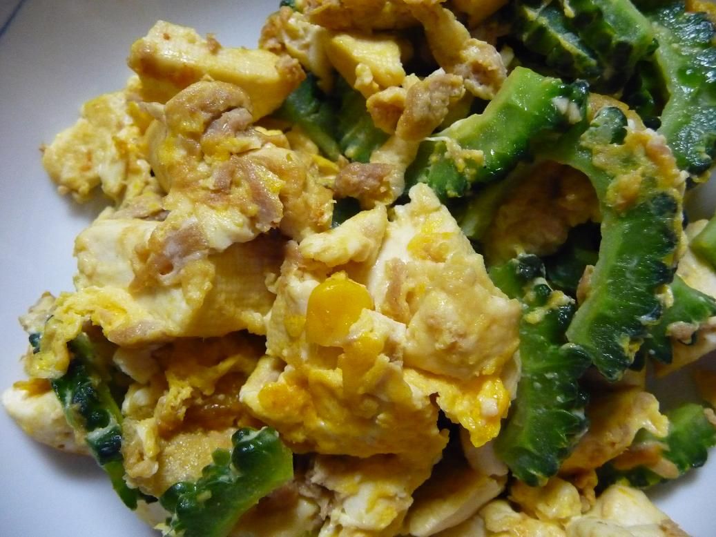 ツナ缶のゴーヤチャンプルー とうとう 糖尿病になりました