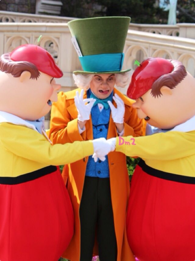 マッドハッターとディーとダム 気ままにdisney