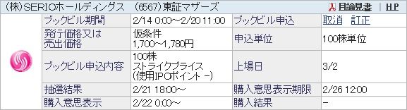 IPO6567 SERIO