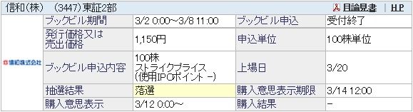 IPO-8-3447-結果 信和
