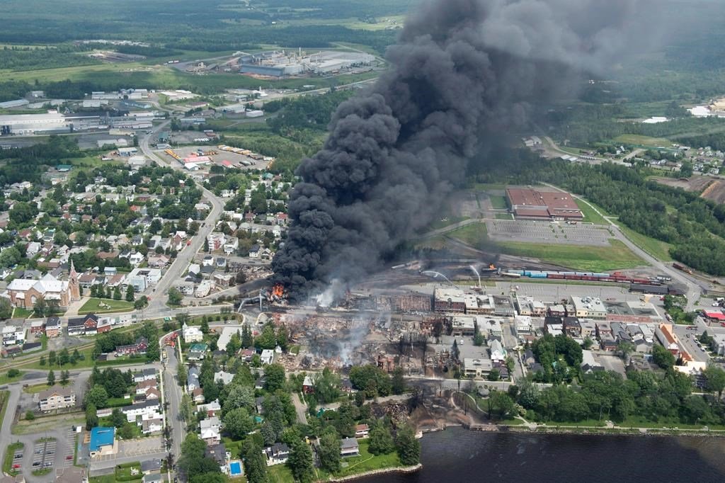 ゆっくり解説 勝手に動き出す原油貨物列車 カナダ鉄道爆発事故の謎 Crude Oil Freight Train That Starts To Move Freely Youtube