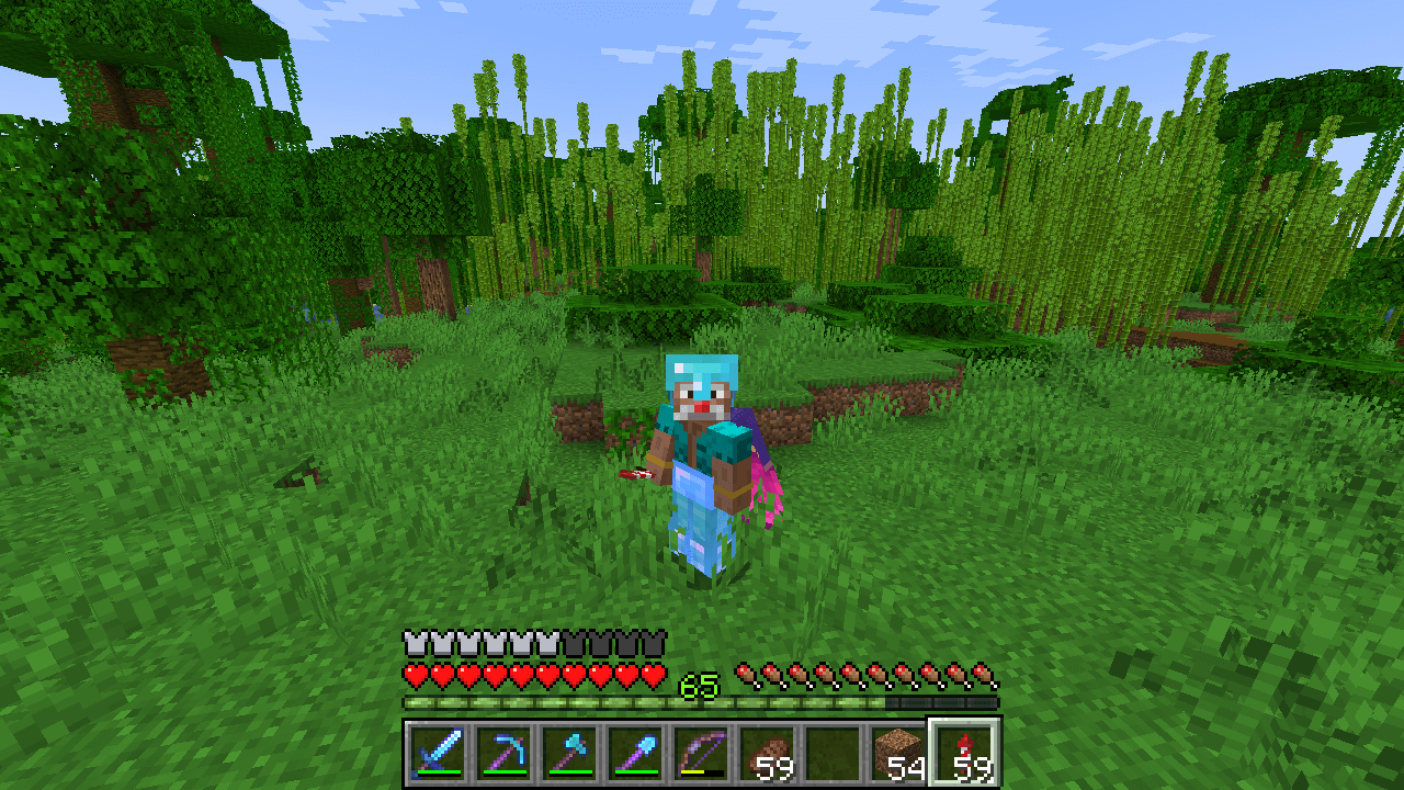 風車型ブランチマイニングで銅を集める 孤独のminecraft