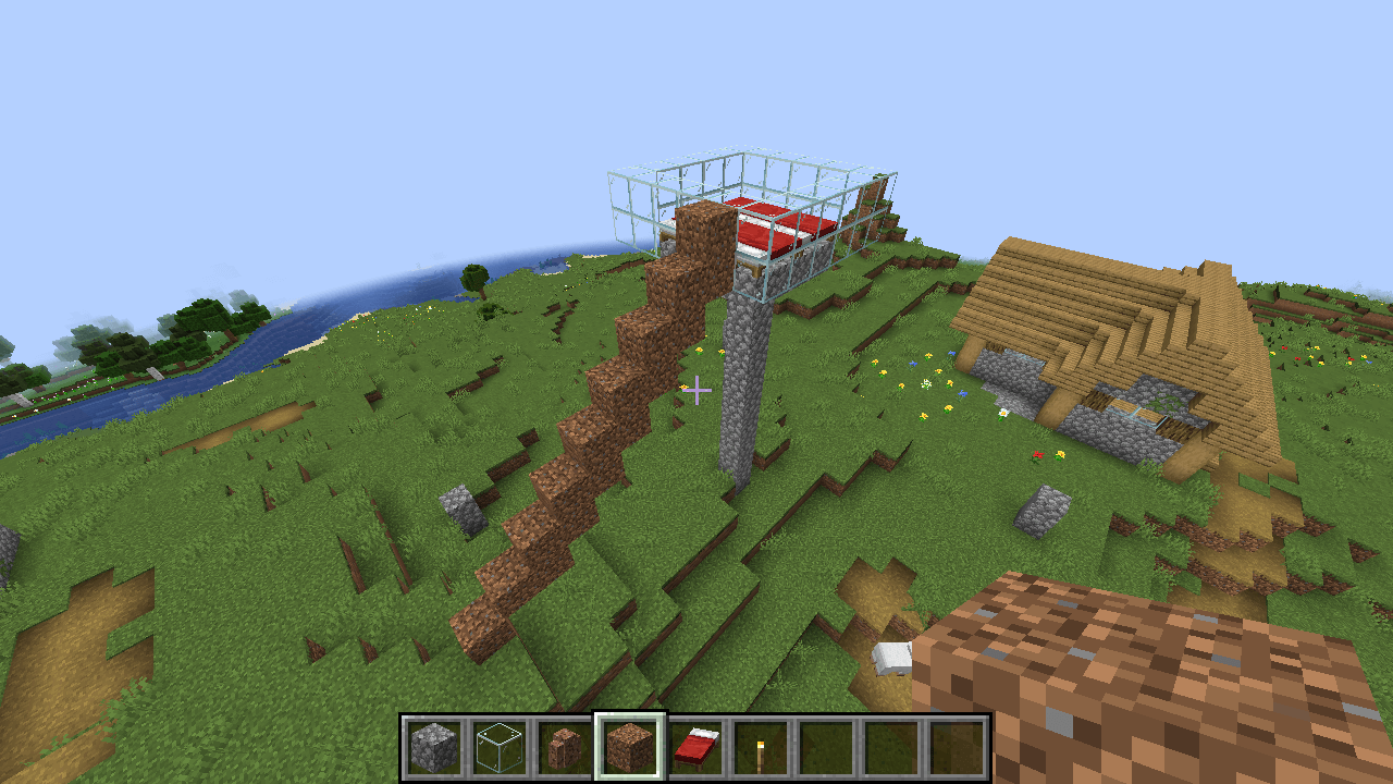 シンプルなアイアンゴーレムトラップを作る 孤独のminecraft