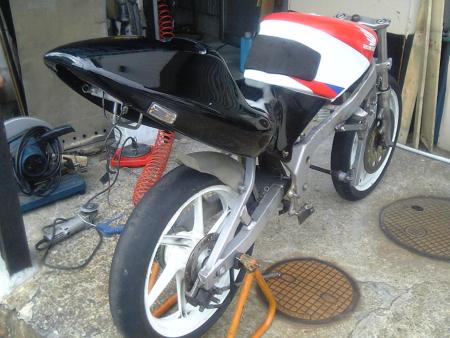 ＮＳ－１　ＮＳＲ２５０タンク NS1 NSRタンク移植 | 記憶的記録kの部屋