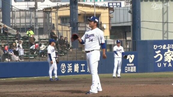 中日・福敬登、粘り強く無失点！！！