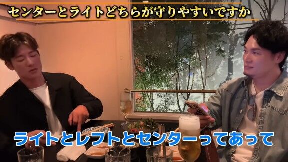 Q.センターとライト、どちらが守りやすいですか？ → 中日・上林誠知の答えは…
