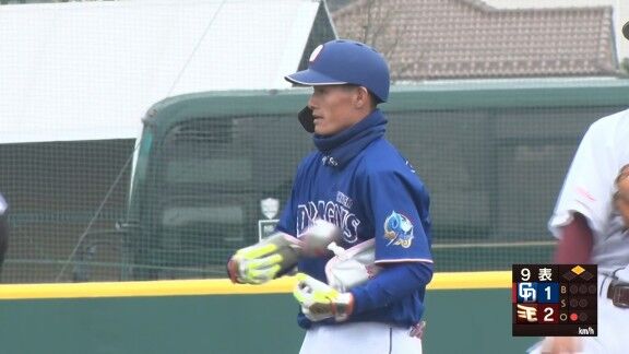 中日・日渡騰輝、3安打猛打賞！！！