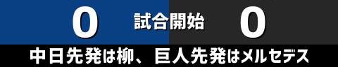 8月9日(火)　セ・リーグ公式戦「中日vs.巨人」【試合結果、打席結果】　中日、3-2で勝利！　接戦を制して2連勝！！！