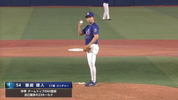 中日・藤嶋健人、三者凡退ピッチング!!!