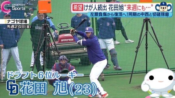中日ドラフト6位・花田旭の活躍について岡林勇希は…